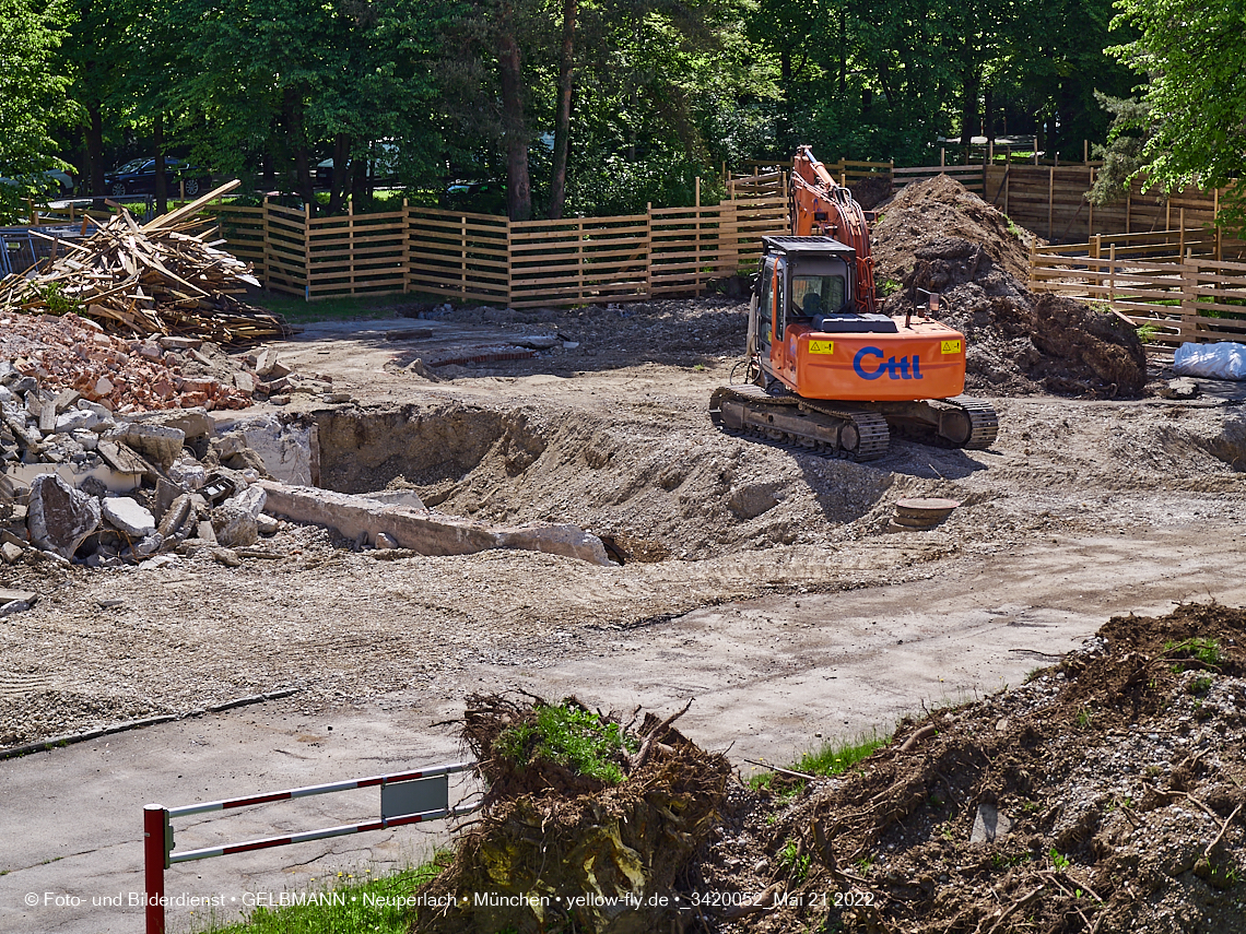 21.05.2022 - Baustelle am Haus für Kinder in Neuperlach